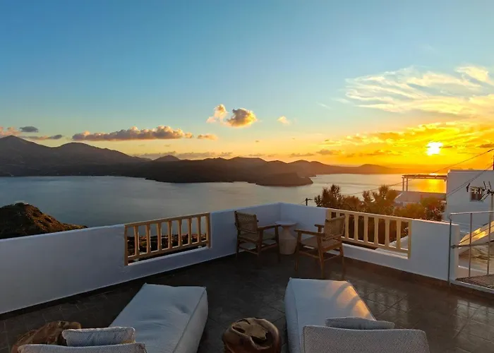 Sunset In Apartment Plaka (Milos)